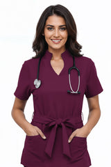Women’s Nova Scrubs – Deep Plum