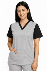 Women’s Duple Scrubs – Light Slate Grey