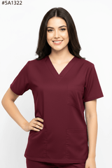 Women’s Sprinter Scrubs – Dark Red hero