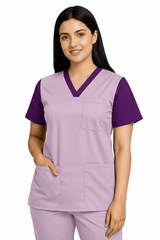 Women’s Duple Scrubs – Light Lavender New Arrival
