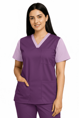 Women’s Duple Scrubs – Royal Purple
