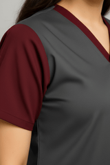Women’s Duple Scrubs – Dark Grey gallery