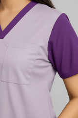 Women’s Duple Scrubs – Light Lavender gallery