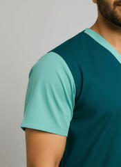Men’s Duple Sprinter Scrubs – Deep Teal