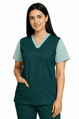 Women’s Duple Scrubs – Deep Teal